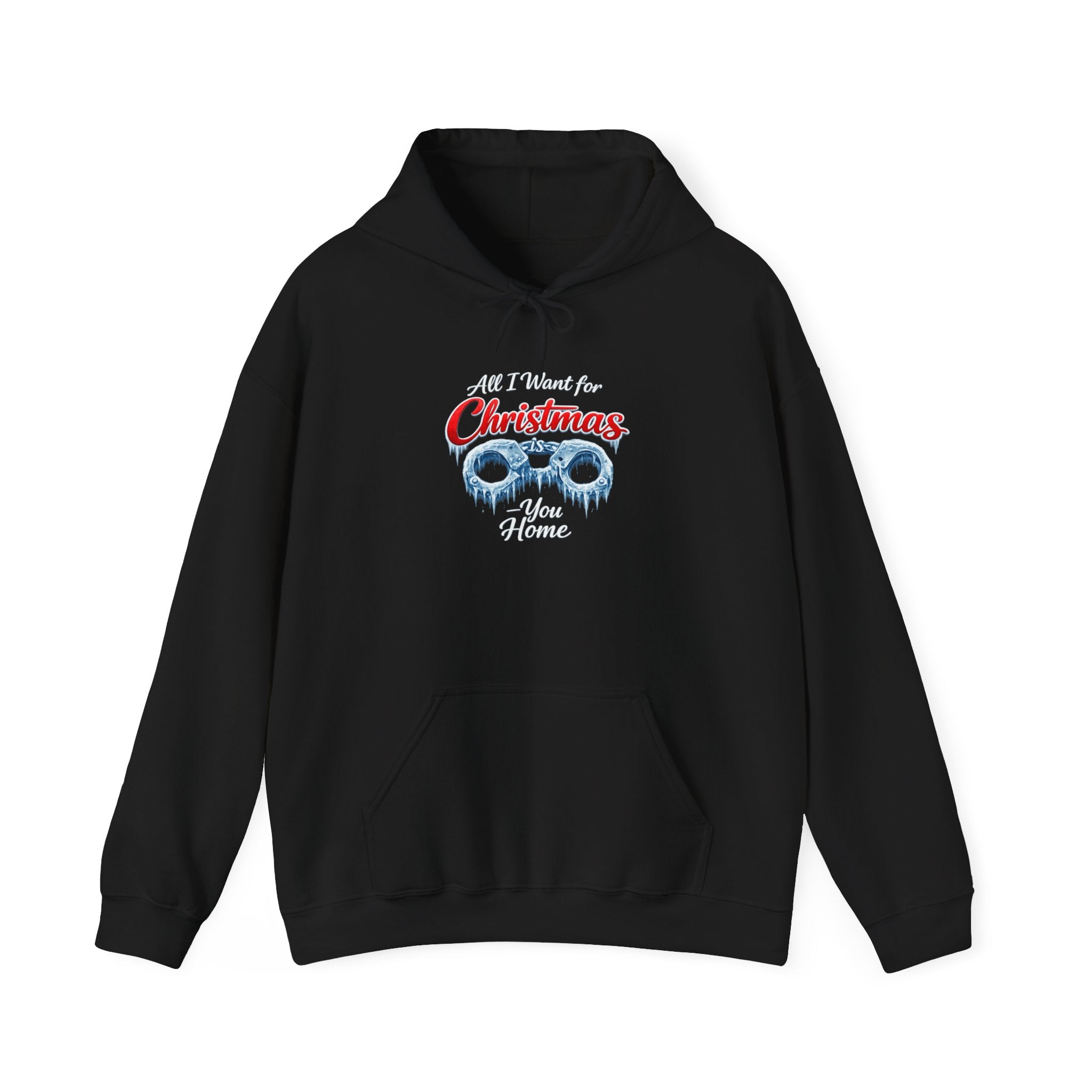 Christmas Glasses Hoodie - Festive Winter Holiday Sweatshirt