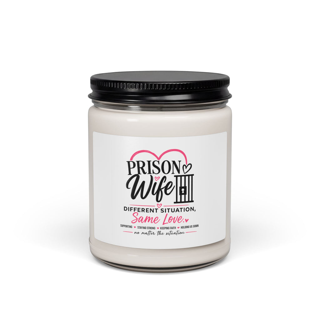 Prison Wife Scented Soy Candle — 9oz "Different Situation, Same Love"