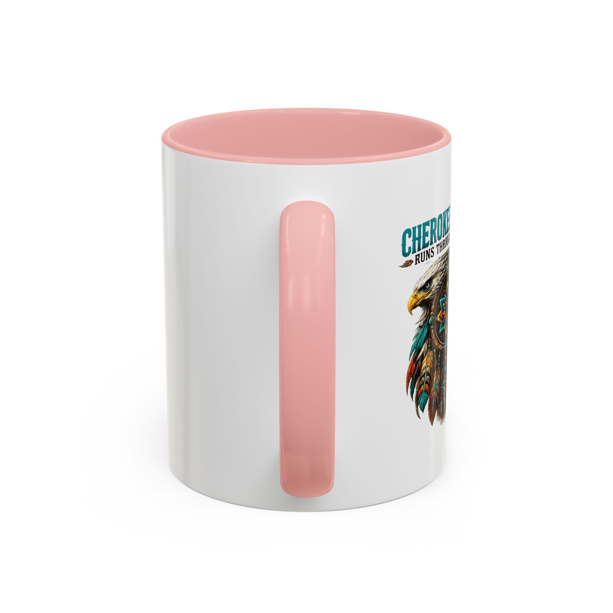 Coffee Lover Accent Mug — Stylish Black-Trim Ceramic Coffee Mug (11/15oz)