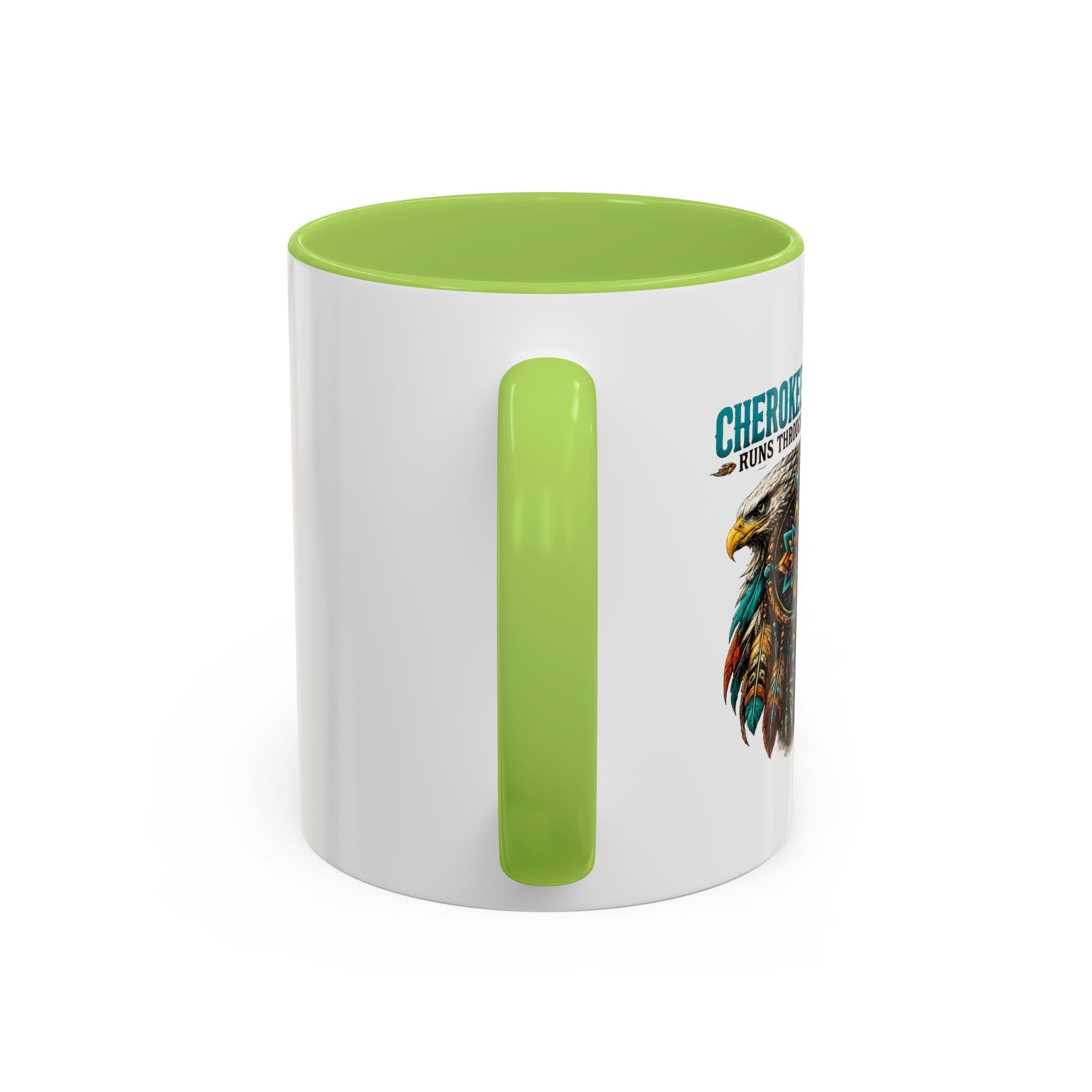 Coffee Lover Accent Mug — Stylish Black-Trim Ceramic Coffee Mug (11/15oz)