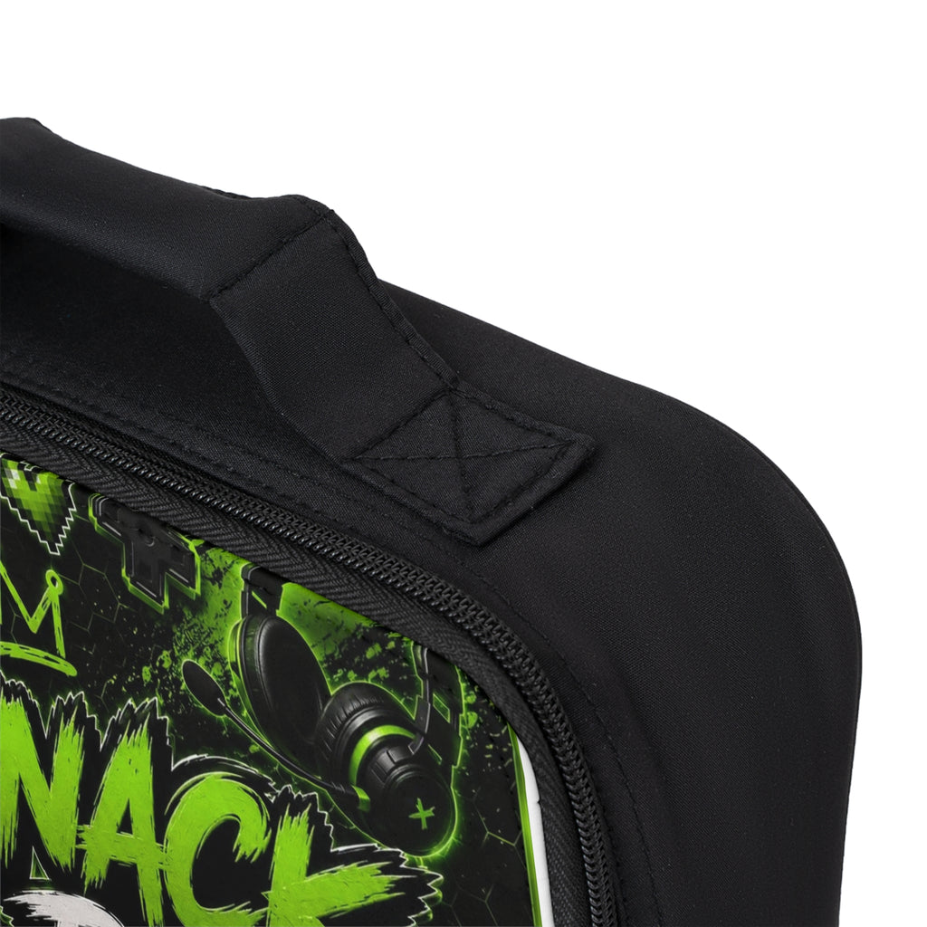 Snack Box Lunch Bag — Gamer "Level Up" Insulated Cooler for Kids & Teens