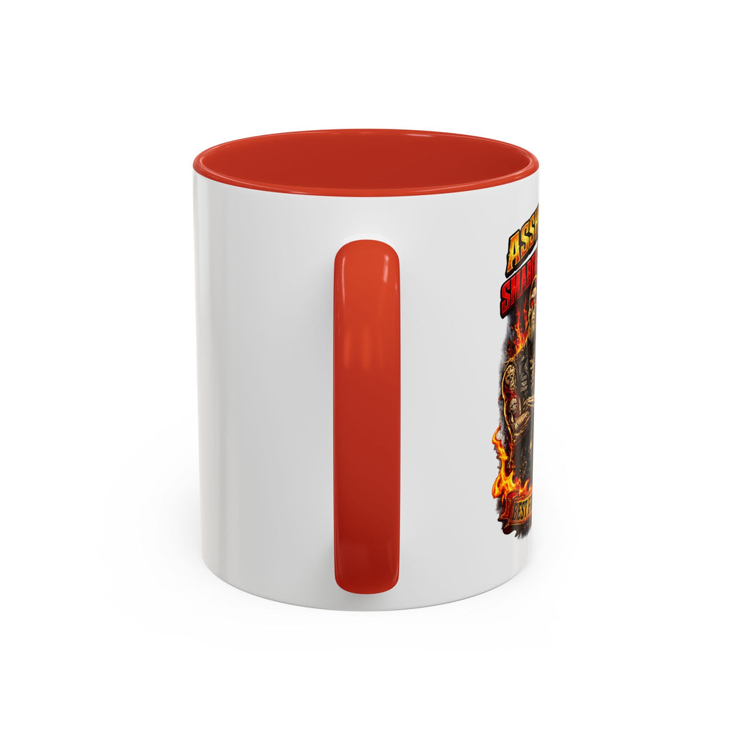 Flaming Skull Coffee Mug — Biker Rock Accent Mug (11/15oz)