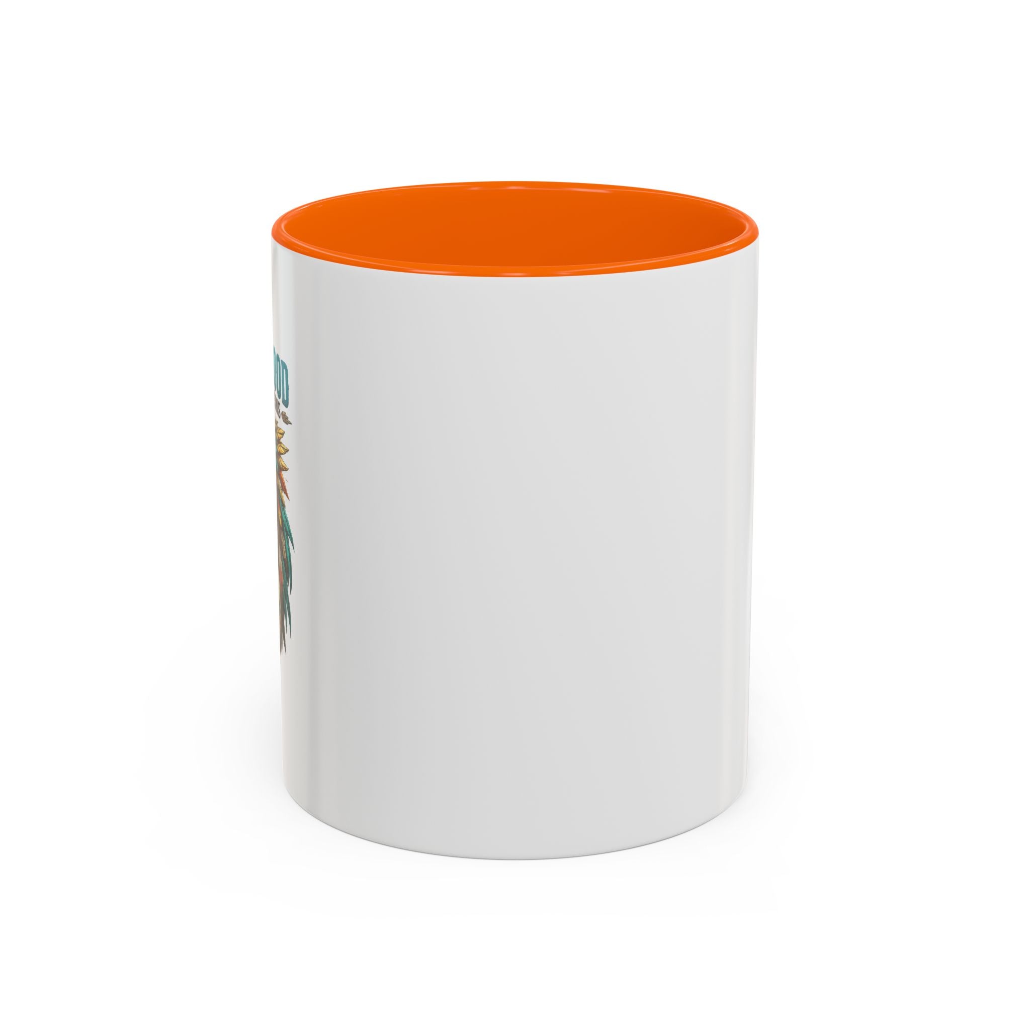 Coffee Lover Accent Mug — Stylish Black-Trim Ceramic Coffee Mug (11/15oz)