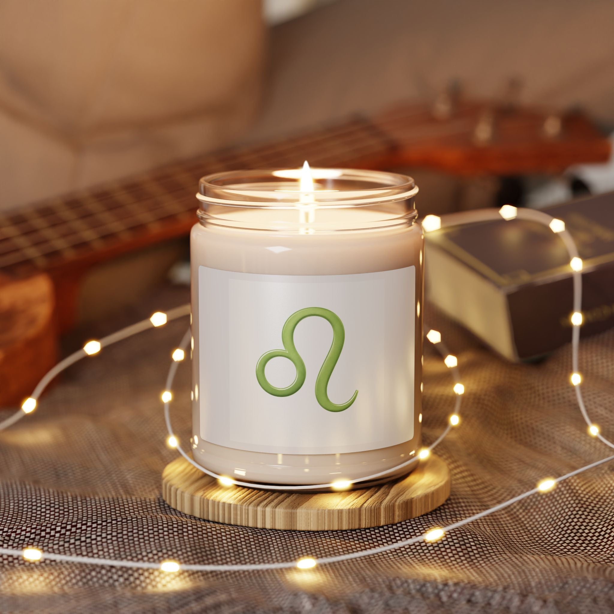 Leo Zodiac Soy Candle — 9oz Scented Horoscope Candle