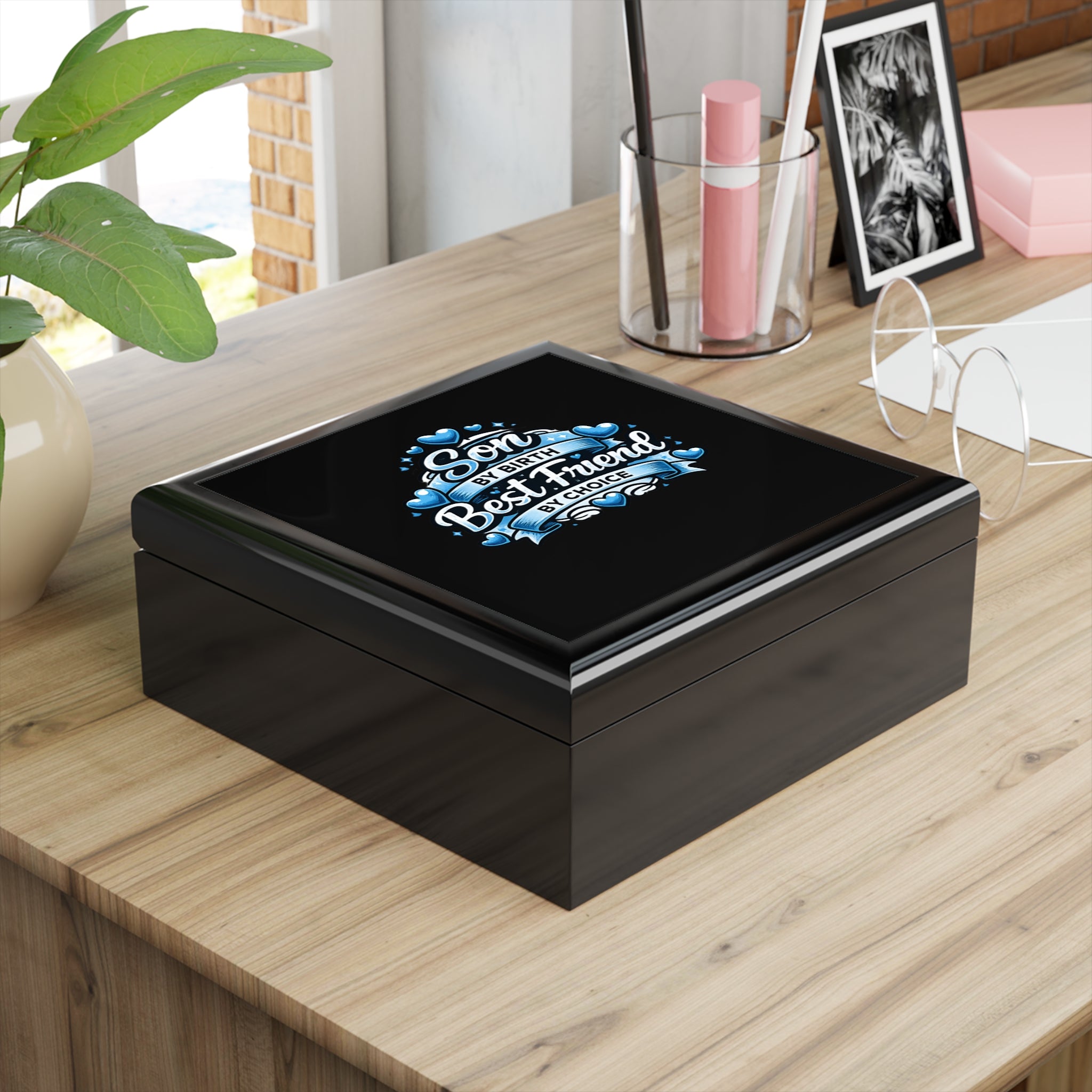 Jewelry Box — 'Son by Birth, Best Friend by Choice' Keepsake Gift