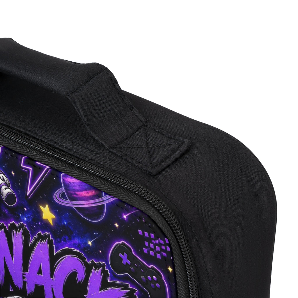 Snack Box Lunch Bag — Gamer Space Astronaut Kids Labeled Cooler