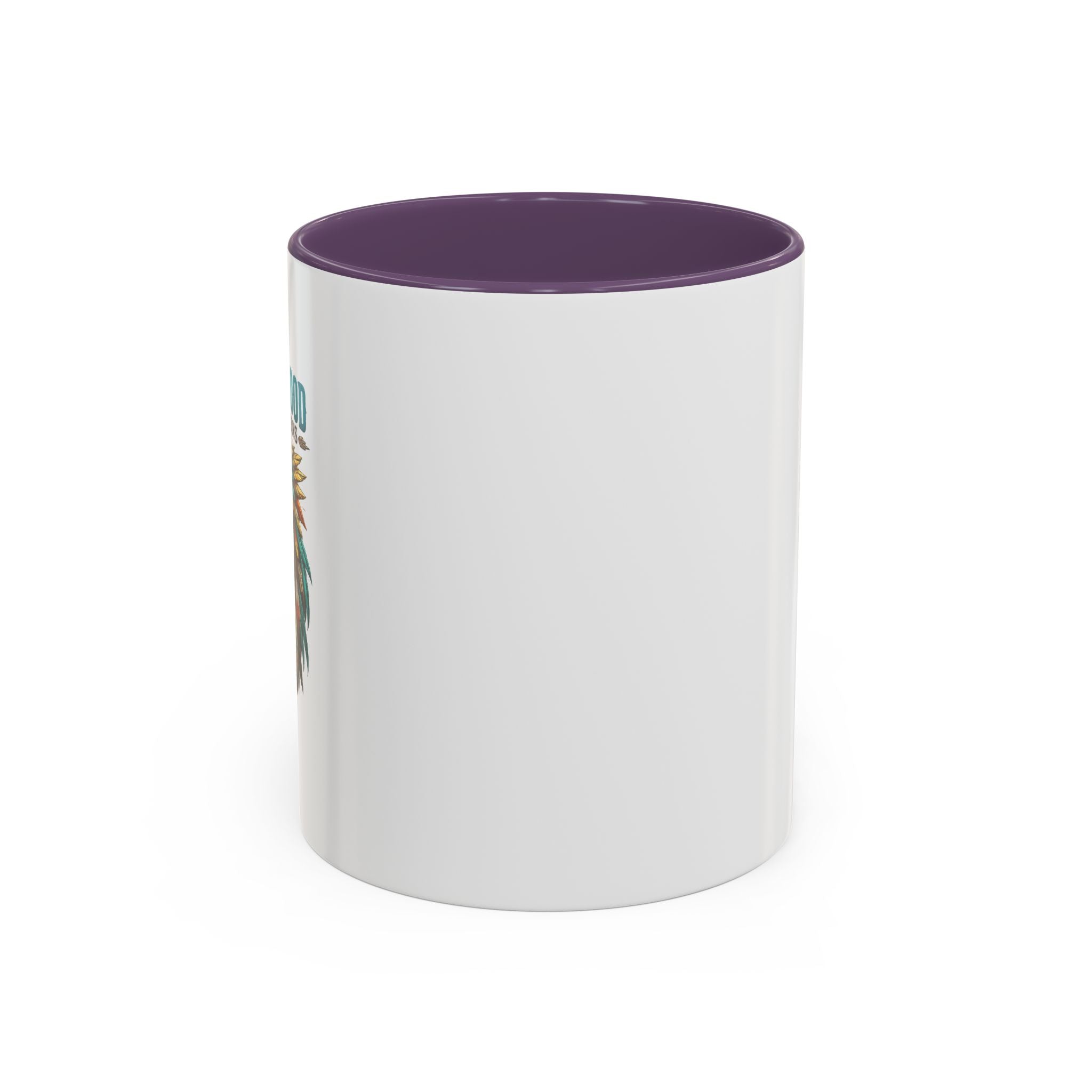 Coffee Lover Accent Mug — Stylish Black-Trim Ceramic Coffee Mug (11/15oz)