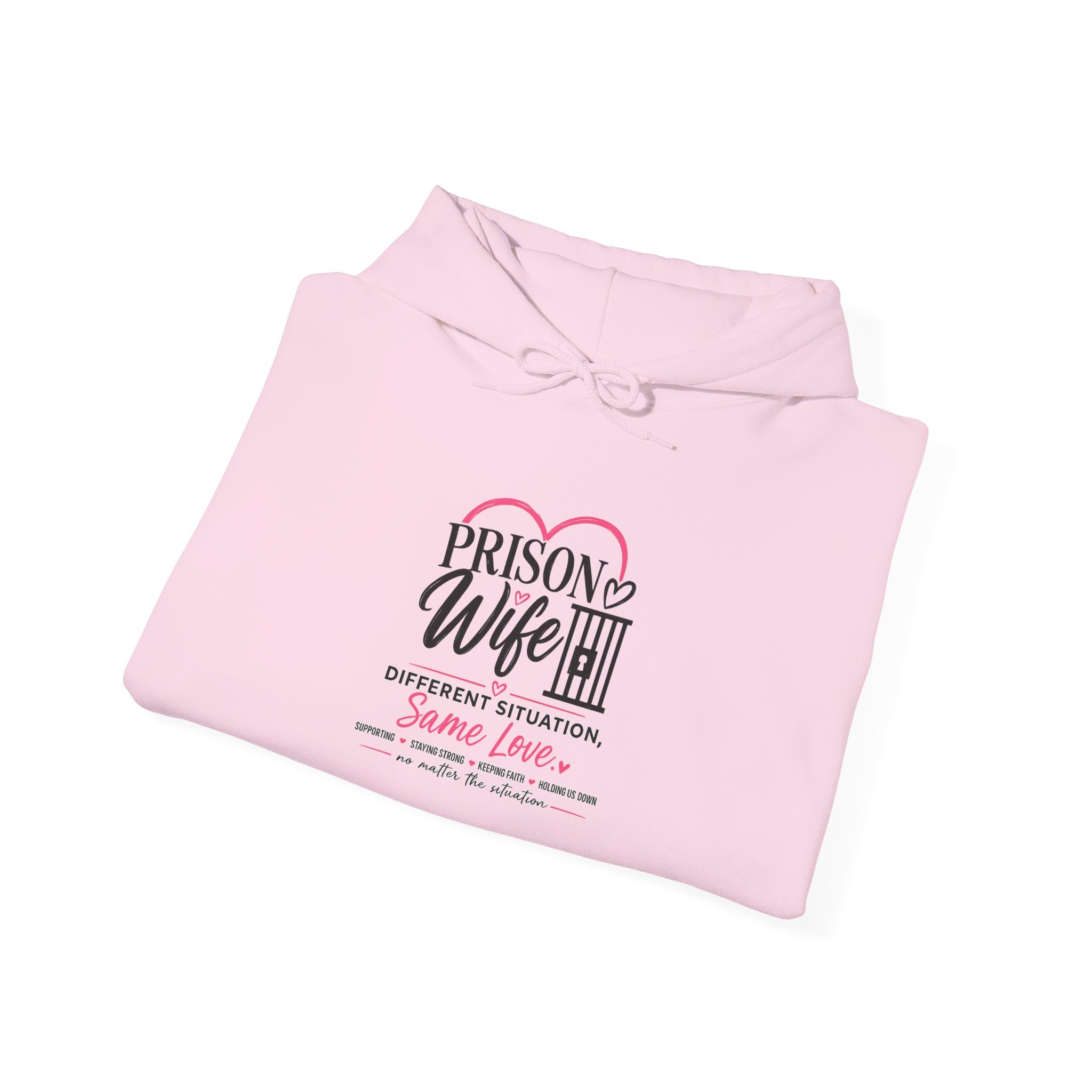 Prison Wife Hoodie – Supportive Inspirational Hooded Sweatshirt