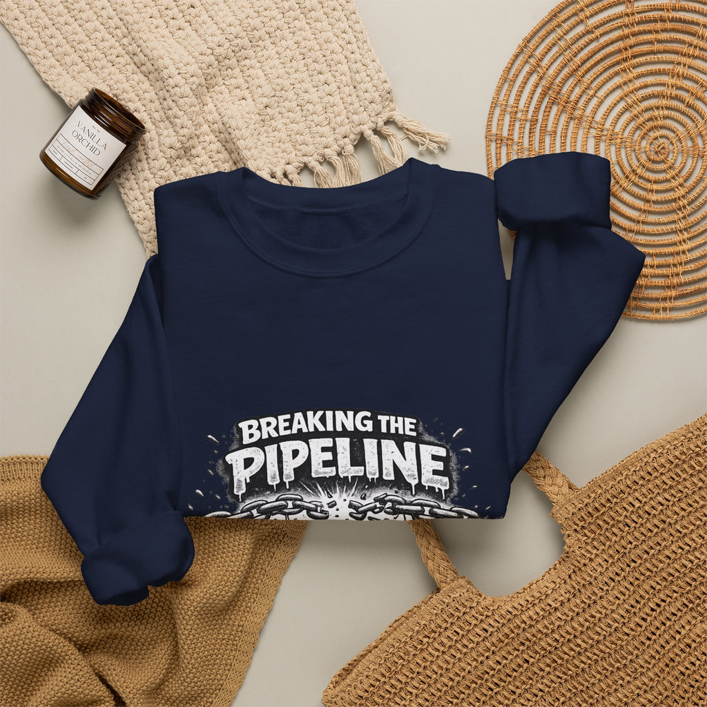 Crewneck Sweatshirt — "Breaking the Pipeline: One Child, One School, One Community at a Time"