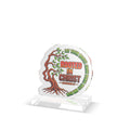 Rooted in Christ Custom Acrylic Standee — Personalized Religious Desk Decor