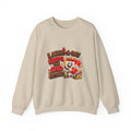 Crewneck Sweatshirt — "A Laugh a Day Keeps the Sad Away" Retro Cartoon Graphic