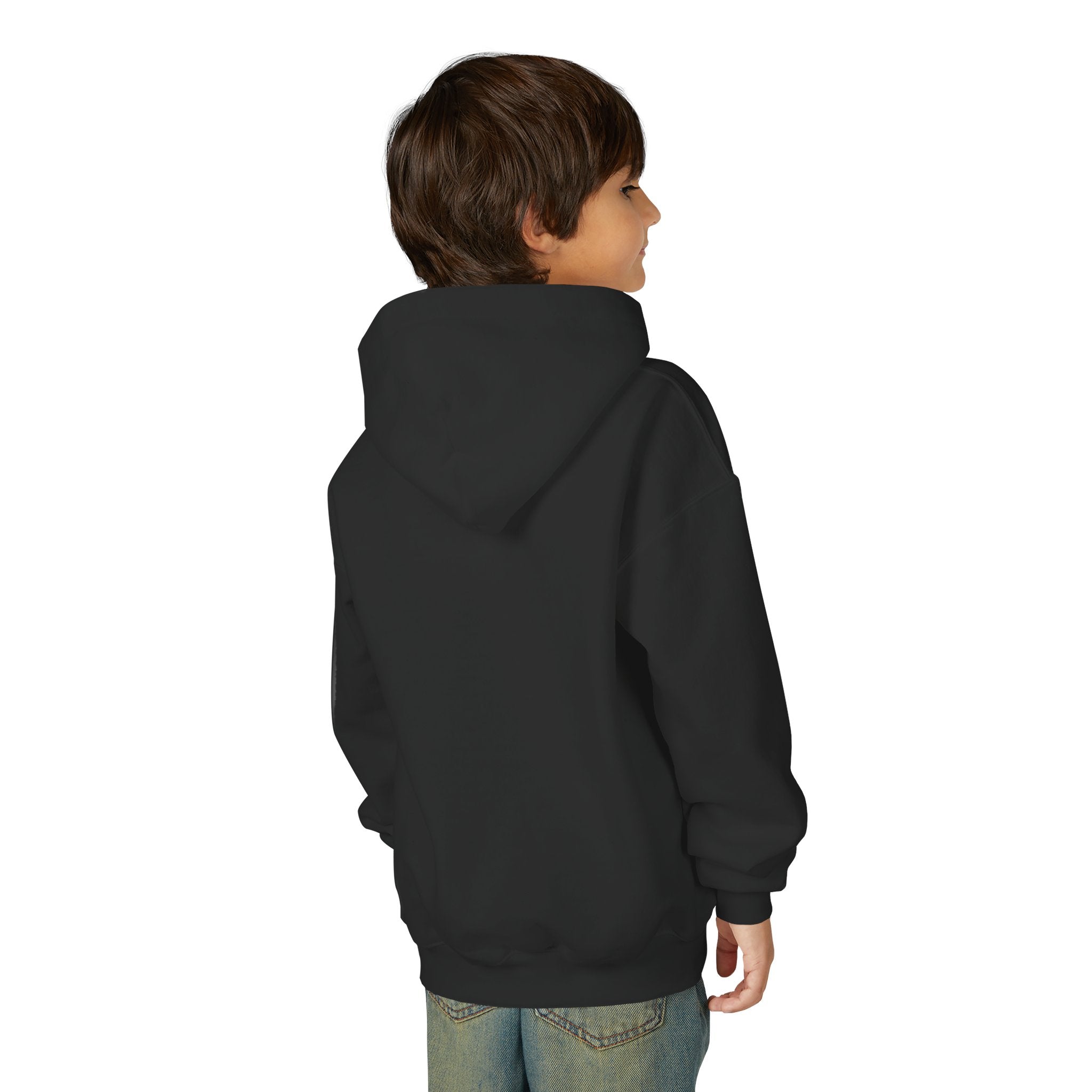 Princess Frog Heart Youth Hoodie — Fairy Tale Princess Hooded Sweatshirt for Kids