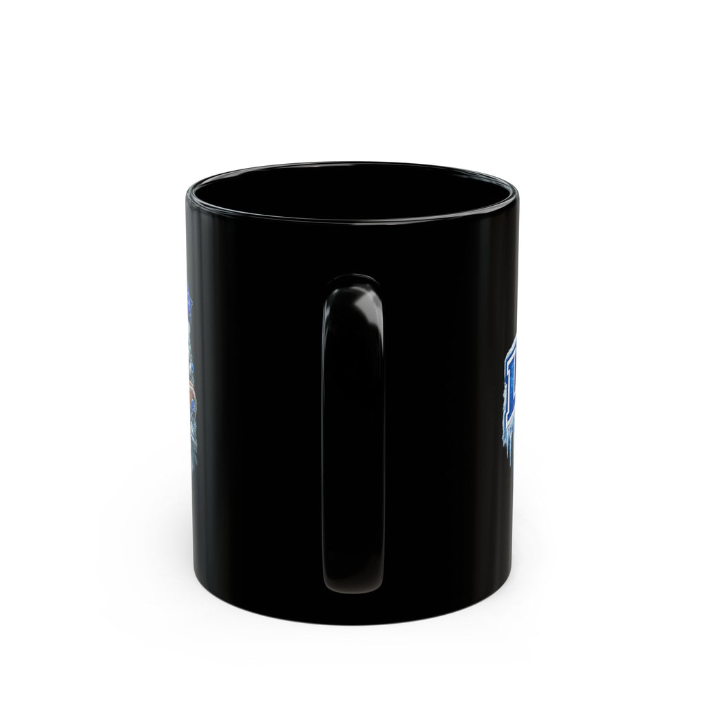 Detroit Lions Santa Mug - 'Santa Don’t Play' Black Coffee Cup (11oz & 15oz)