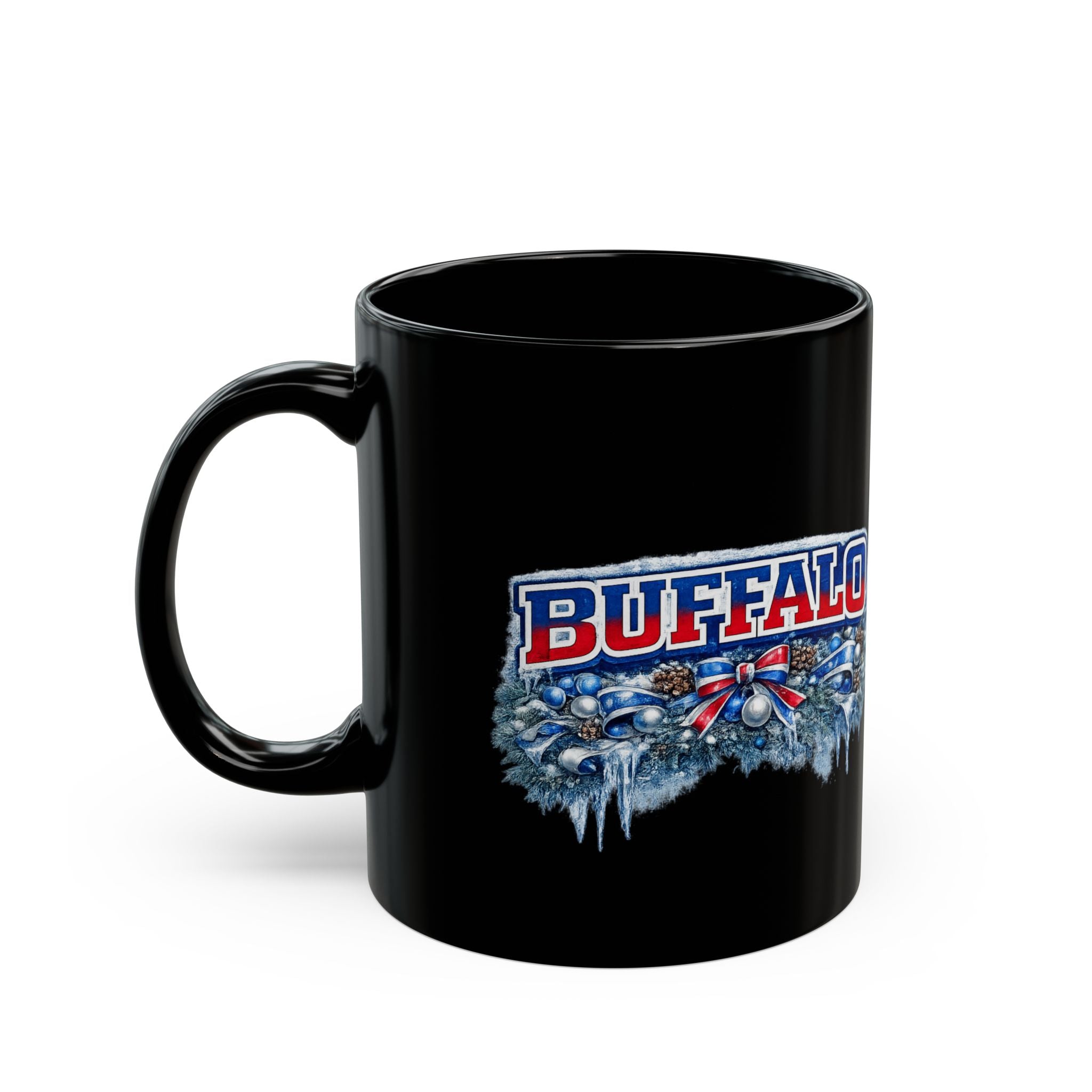Buffalo Bills Santa Football Mug — Holiday NFL Coffee Cup (11oz/15oz)