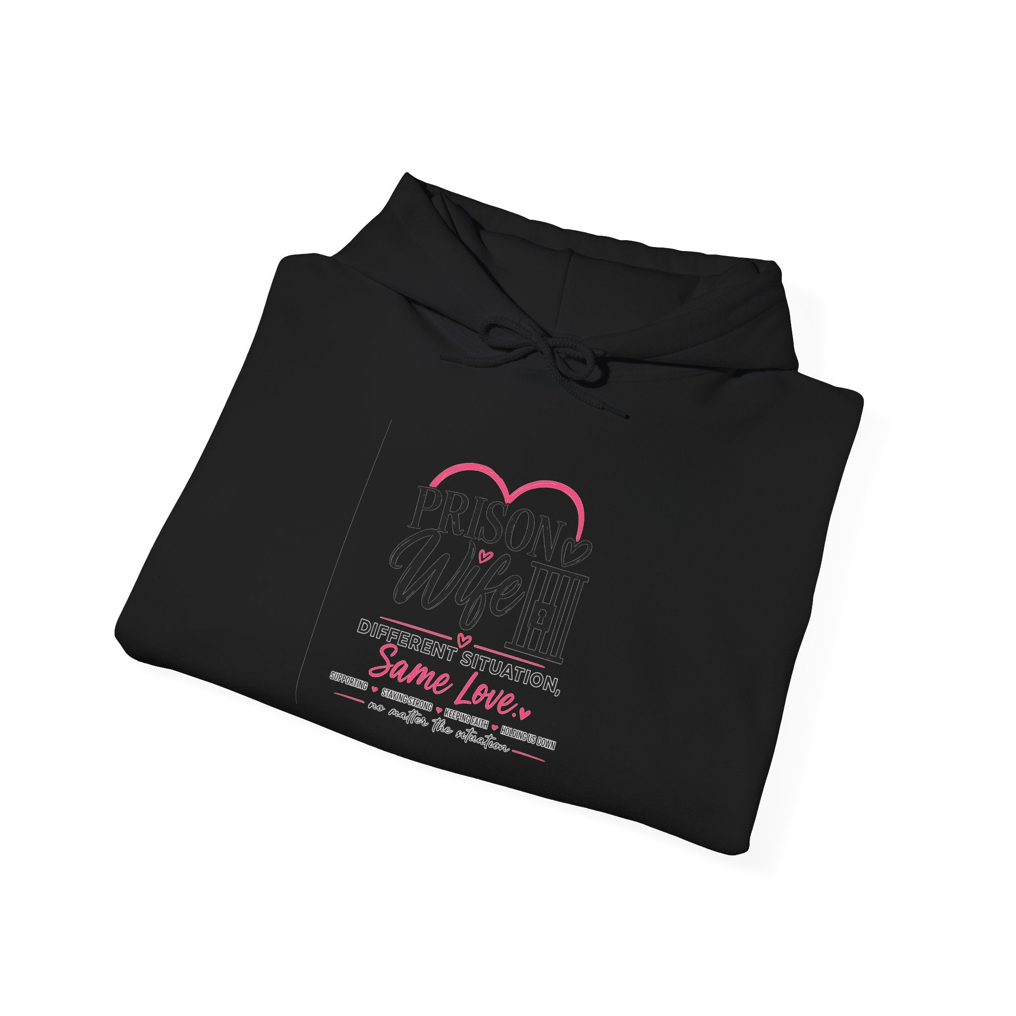 Prison Wife Hoodie – Supportive Inspirational Hooded Sweatshirt