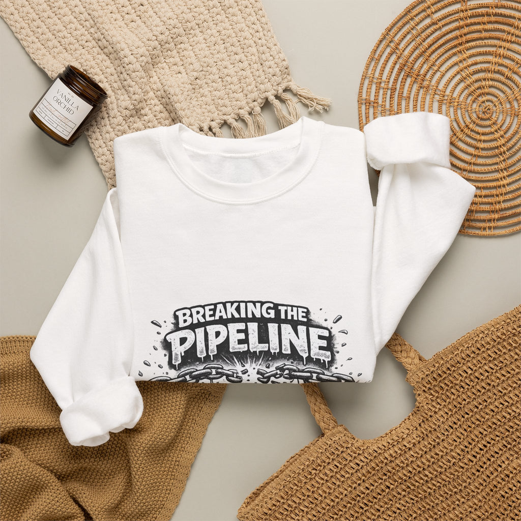 Crewneck Sweatshirt — "Breaking the Pipeline: One Child, One School, One Community at a Time"