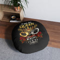 Tufted Floor Pillow, Round