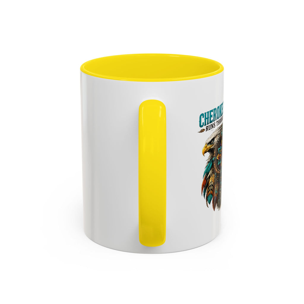 Coffee Lover Accent Mug — Stylish Black-Trim Ceramic Coffee Mug (11/15oz)