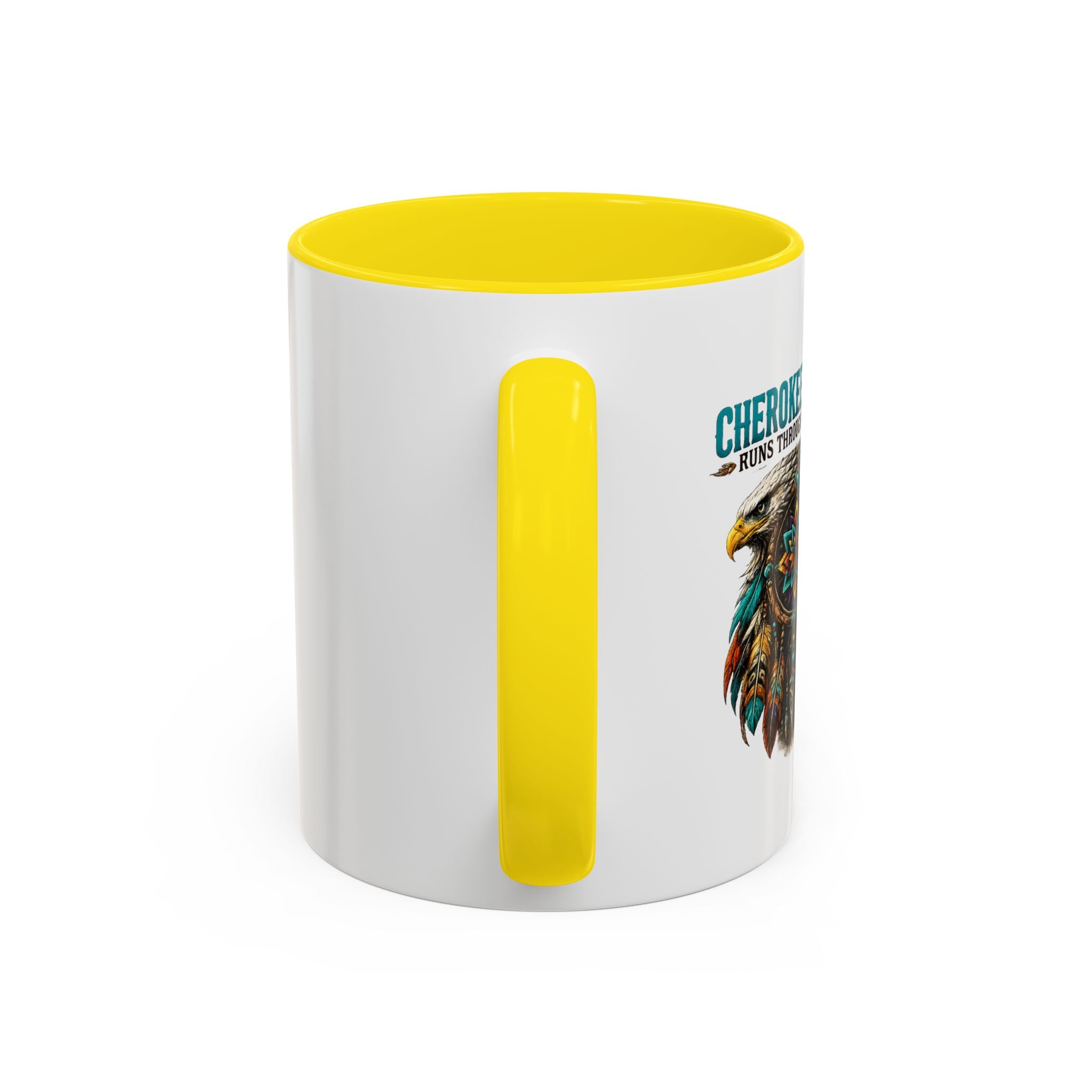 Coffee Lover Accent Mug — Stylish Black-Trim Ceramic Coffee Mug (11/15oz)