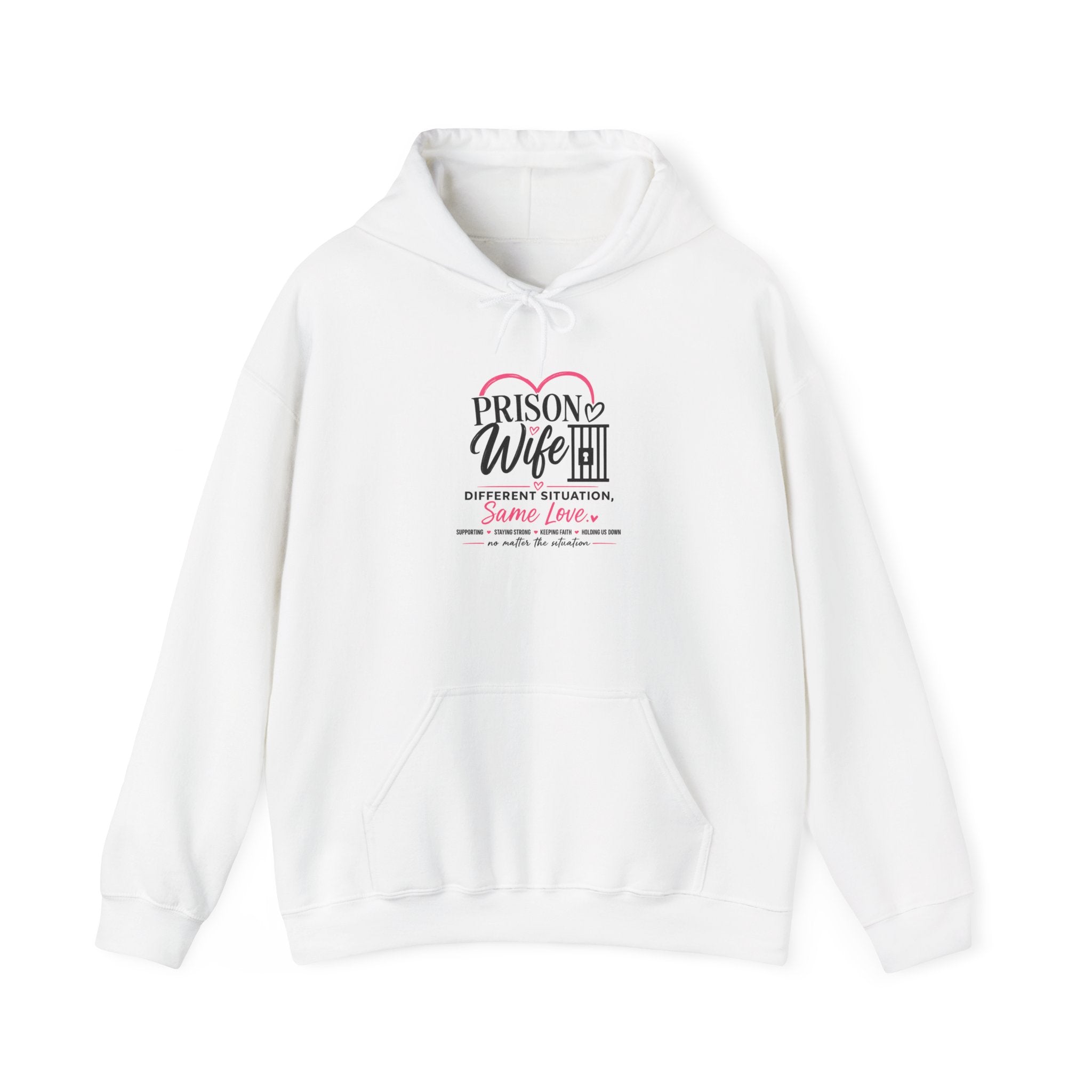 Prison Wife Hoodie – Supportive Inspirational Hooded Sweatshirt