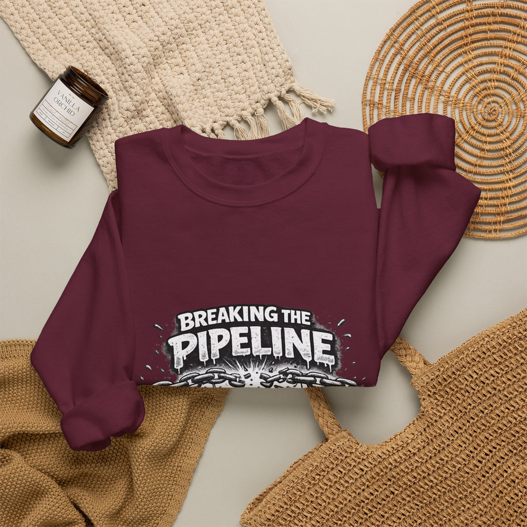 Crewneck Sweatshirt — "Breaking the Pipeline: One Child, One School, One Community at a Time"