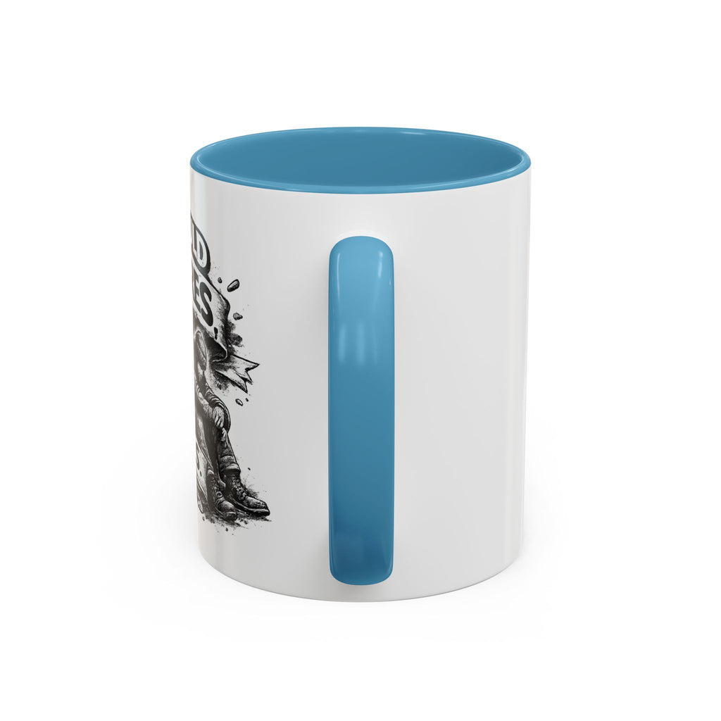 Accent Coffee Mug — “Schools Should Build Futures, Not Fill Cells” Inspirational Education Reform Coffee Mug