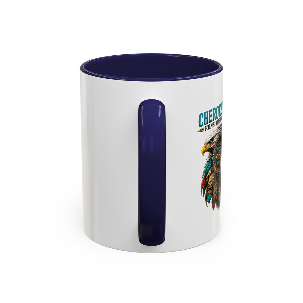 Coffee Lover Accent Mug — Stylish Black-Trim Ceramic Coffee Mug (11/15oz)