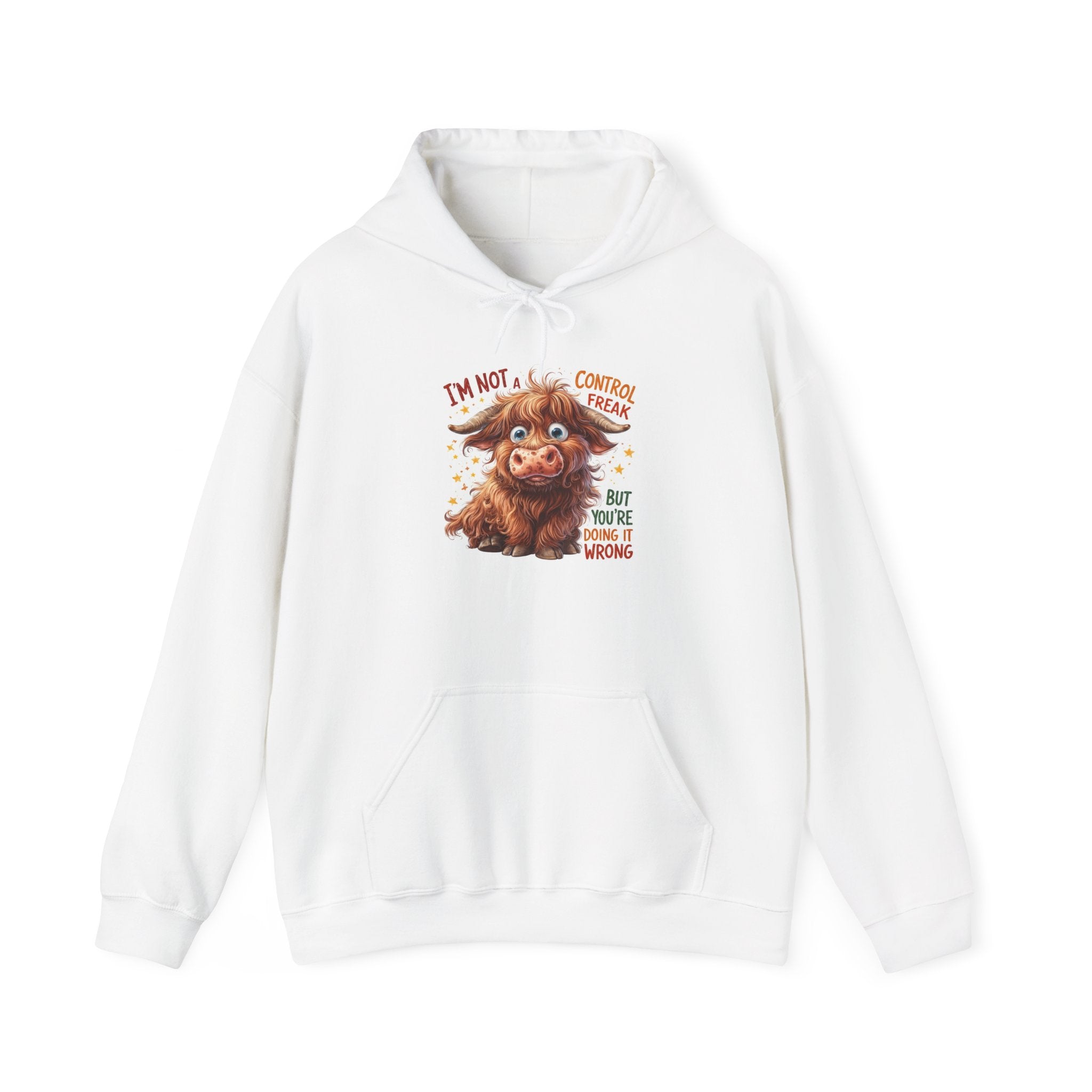 Hedgehog ‘I’m Not a Control Freak…’ Hoodie – Funny Cozy Animal Sweatshirt