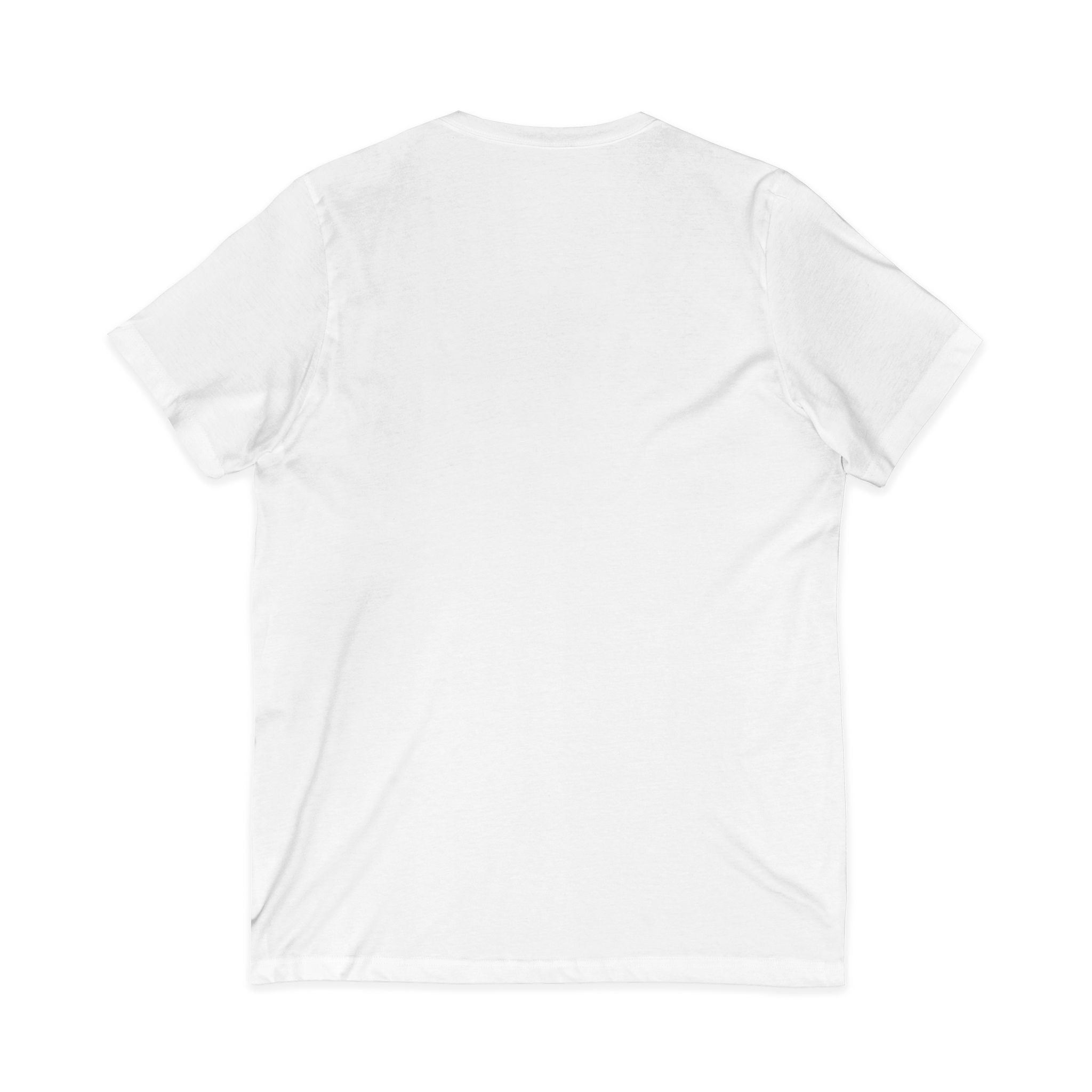 Queen & King Couples V-Neck Tee — "I Am His Queen, He Is My King" Floral Crown Design