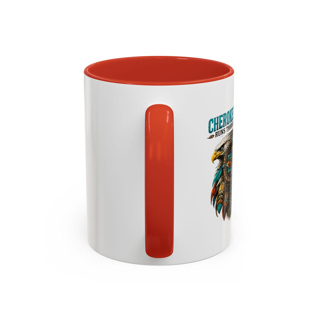 Coffee Lover Accent Mug — Stylish Black-Trim Ceramic Coffee Mug (11/15oz)