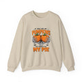 Funny Pumpkin Pie Sweatshirt — "If You Like My Pumpkins You Should See My Pie" Fall Crewneck