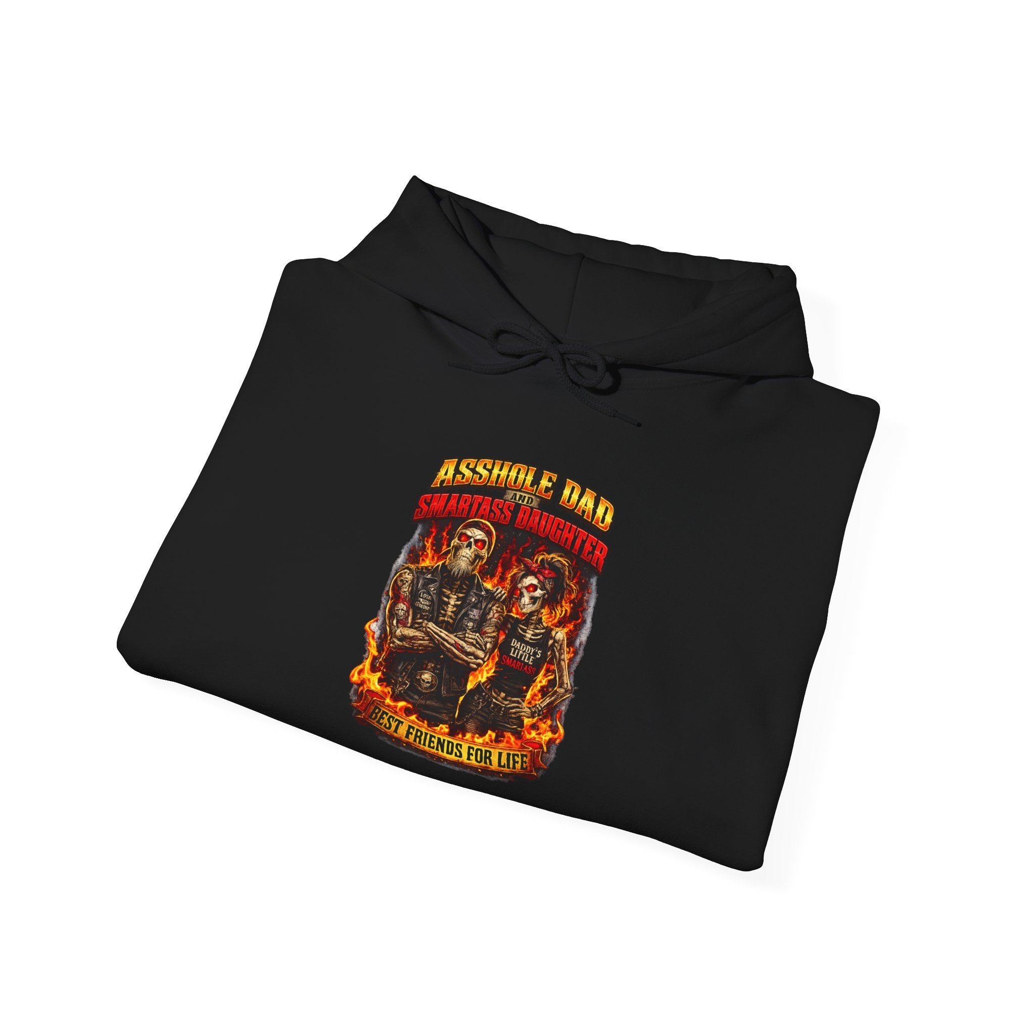 Firefighter Skull Hoodie - Grateful Dead Style "Assorted Band" Graphic Hoodie