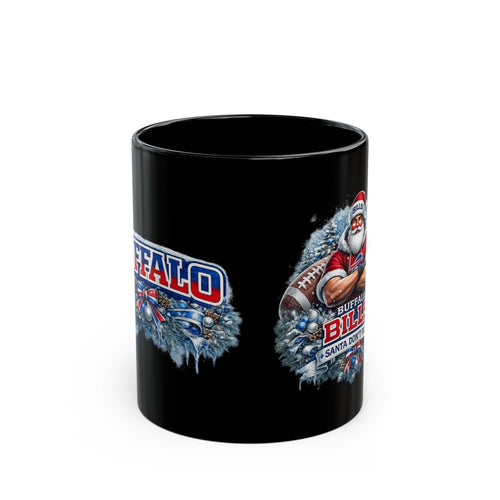 Buffalo Bills Santa Football Mug — Holiday NFL Coffee Cup (11oz/15oz)