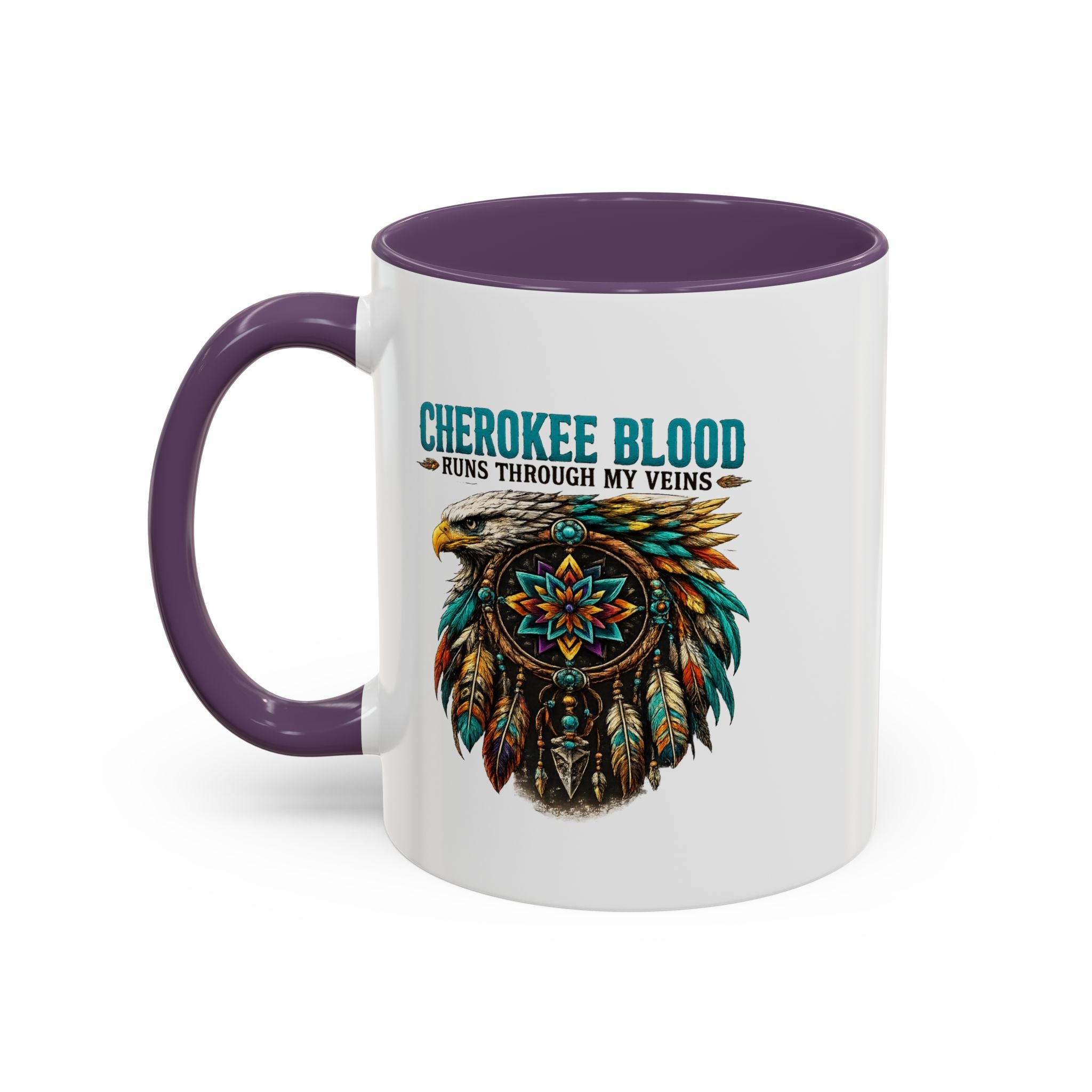 Coffee Lover Accent Mug — Stylish Black-Trim Ceramic Coffee Mug (11/15oz)