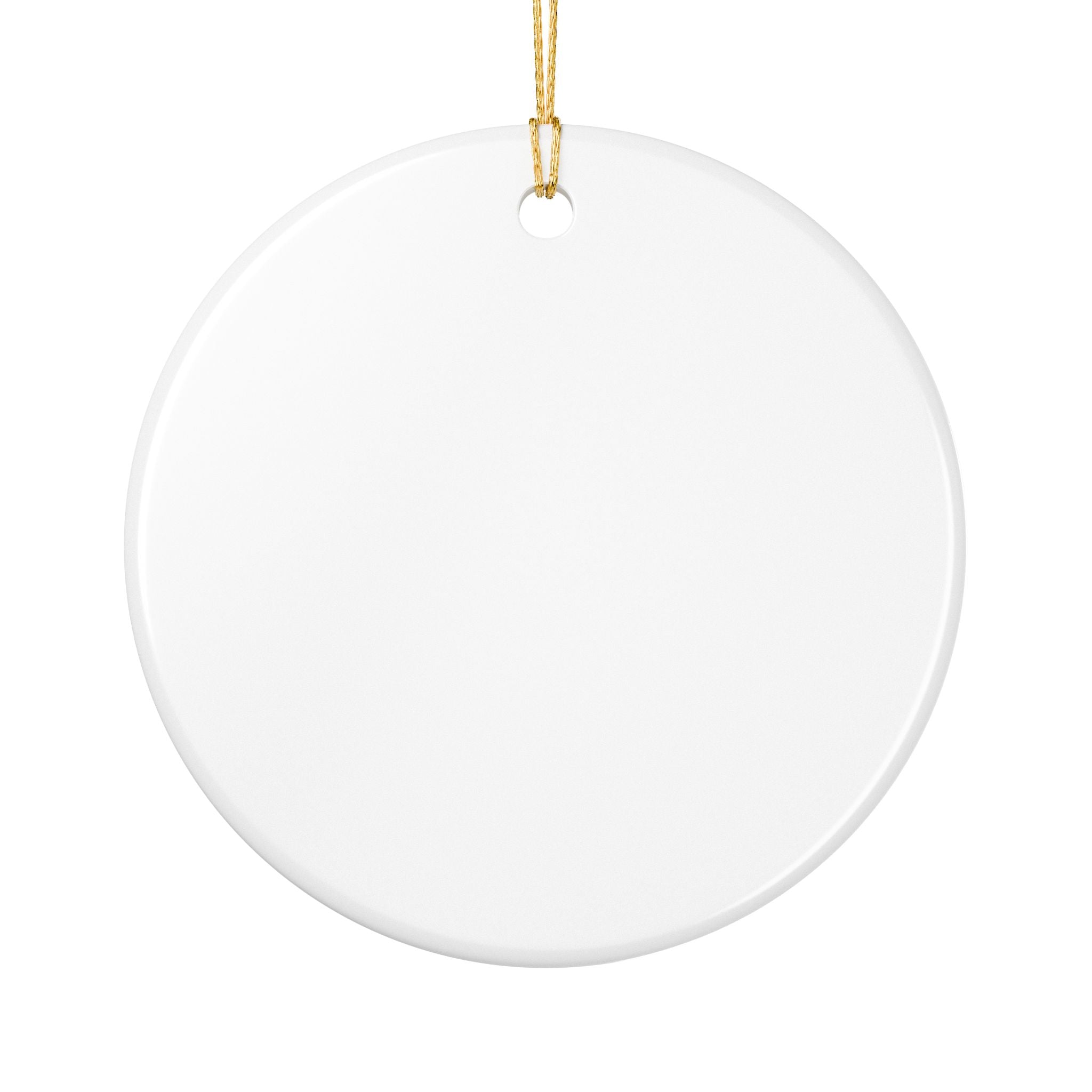 Buffalo Bills 'Santa Don't Play' Ceramic Ornament — NFL Football Holiday Decoration