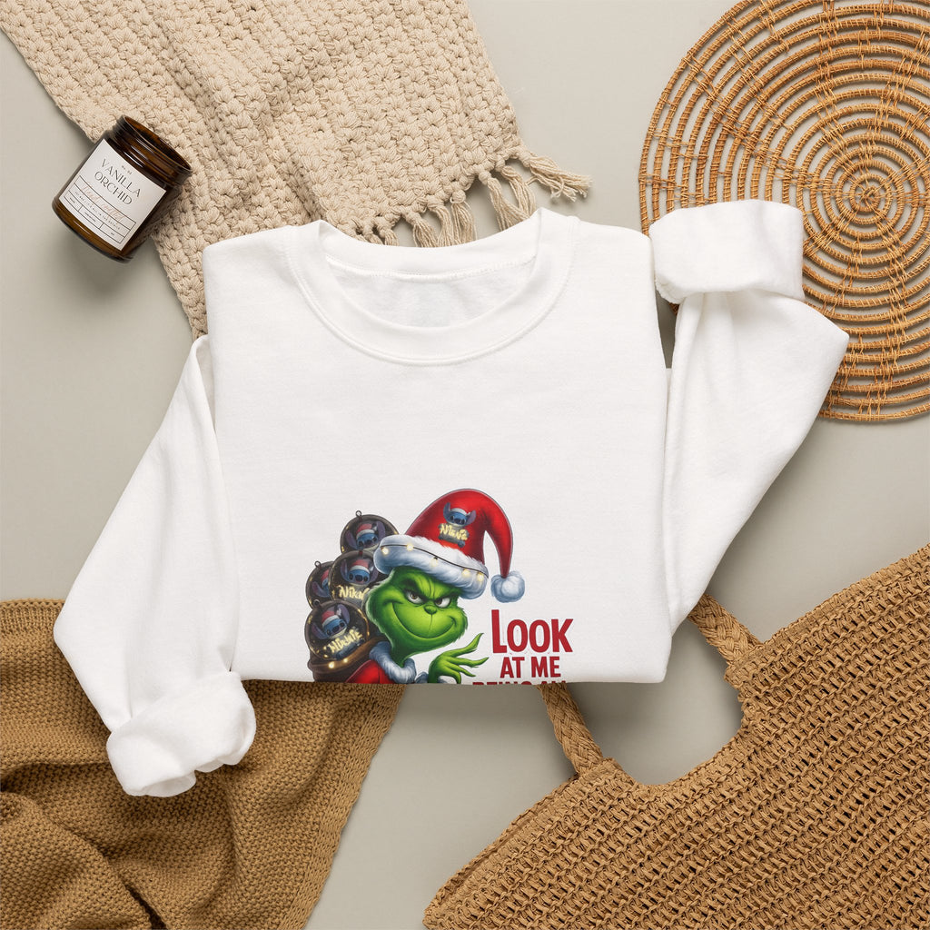 Festive Frog Holiday Sweatshirt — "Look at Me Being All Festive and Shit"