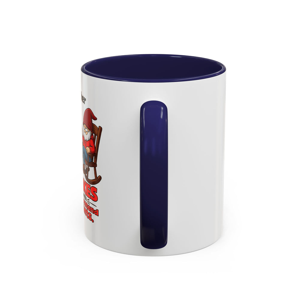 Accent Coffee Mug – 'Rather Pull Up a Chair' Religious Gnome Inspirational Coffee Mug