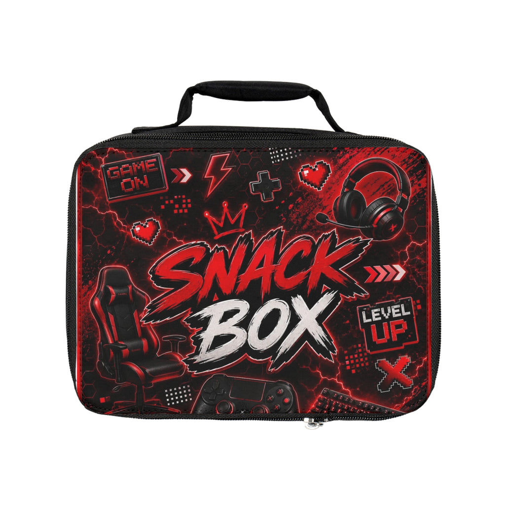 Gamer 'Snack Box' Lunch Bag — Level Up Insulated Lunchbox for Kids & Teens