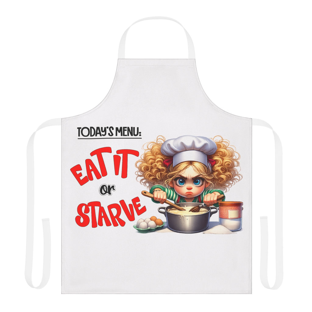 Kids Chef 'Today's Menu: Eat It or Starve' Apron
