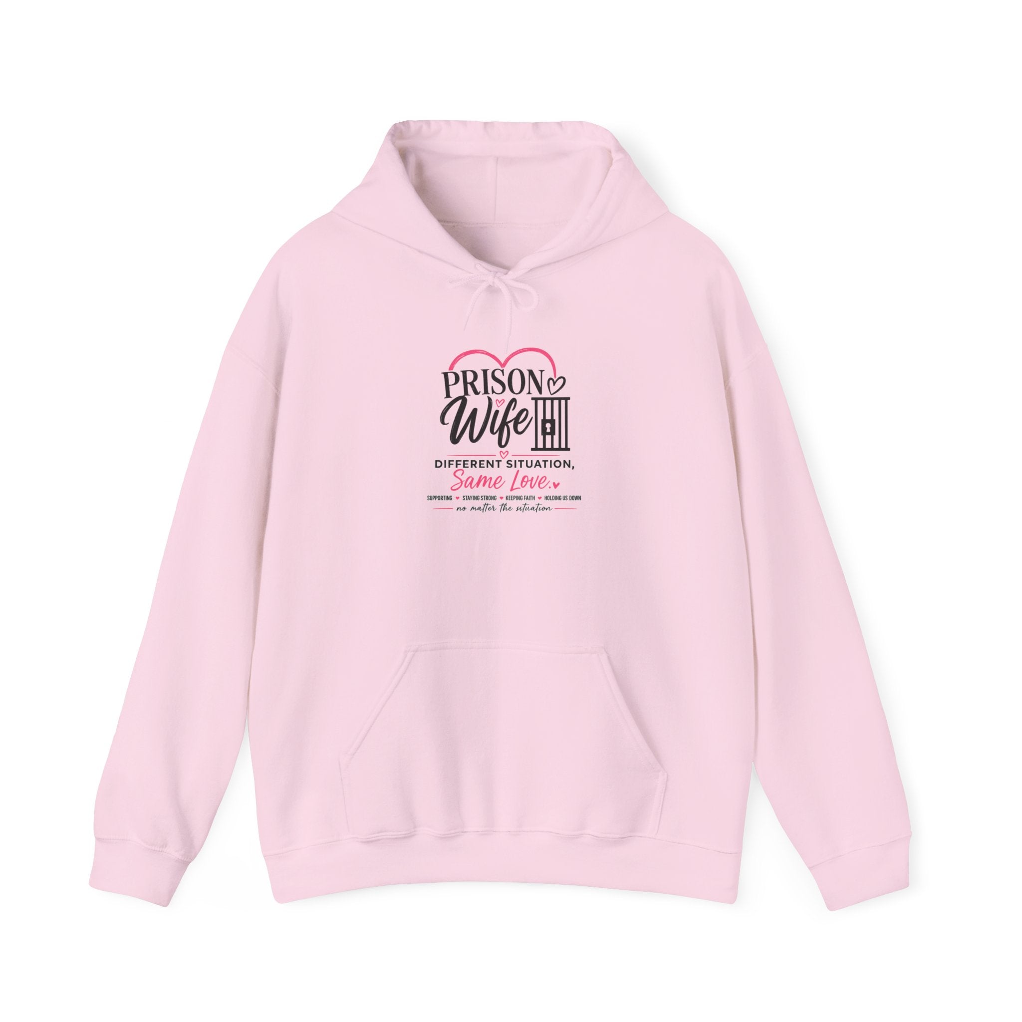 Prison Wife Hoodie – Supportive Inspirational Hooded Sweatshirt
