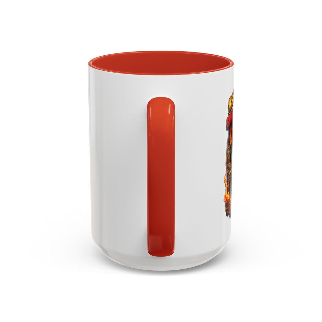 Flaming Skull Coffee Mug — Biker Rock Accent Mug (11/15oz)