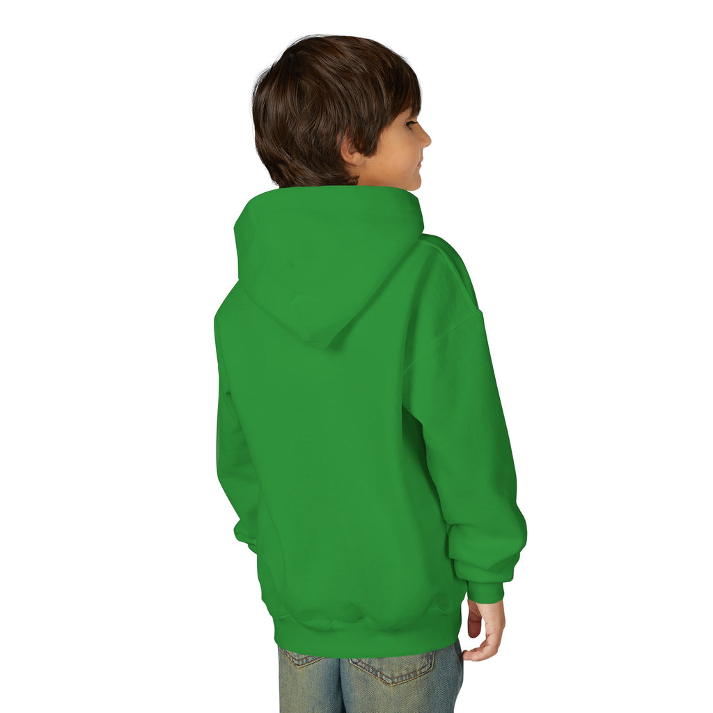 Princess Frog Heart Youth Hoodie — Fairy Tale Princess Hooded Sweatshirt for Kids