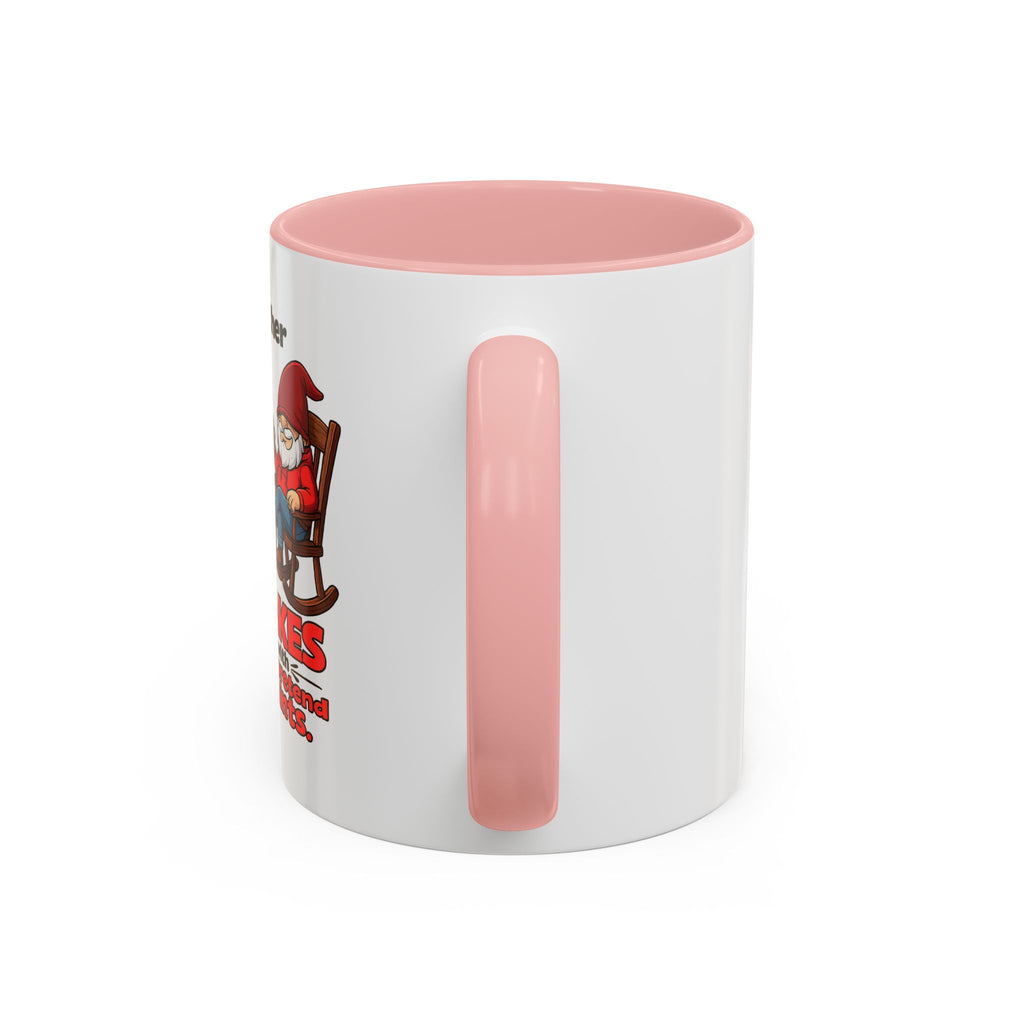 Accent Coffee Mug – 'Rather Pull Up a Chair' Religious Gnome Inspirational Coffee Mug