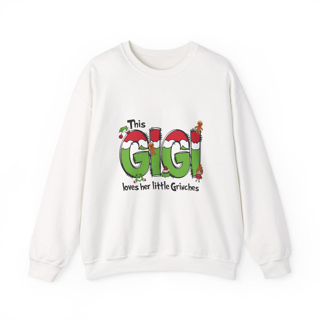 Gigi Loves Her Little Grinches Sweatshirt – Christmas Family Grandma Holiday Crewneck