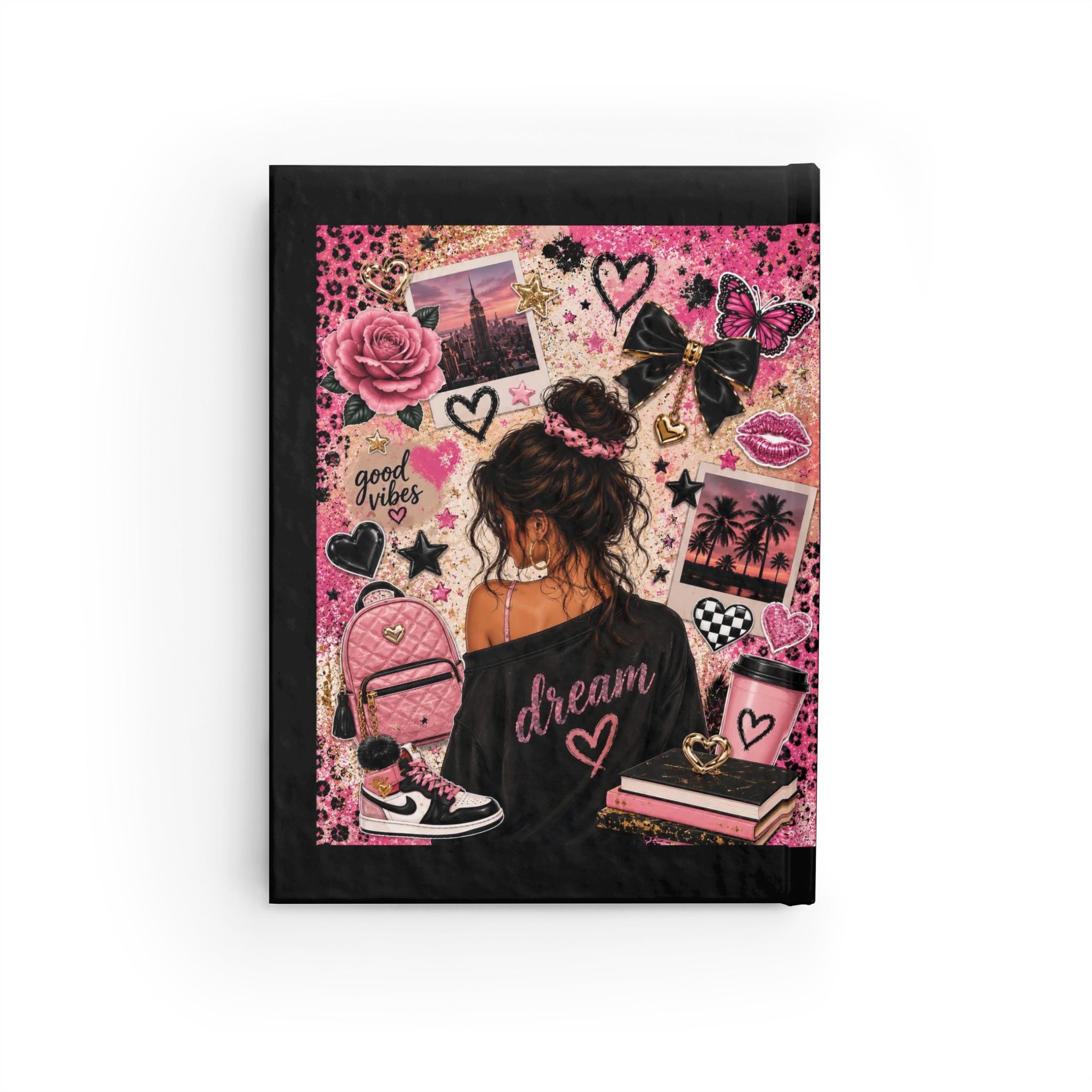 Pink Dream Girl Ruled Journal — 'You Got This' Inspirational Notebook