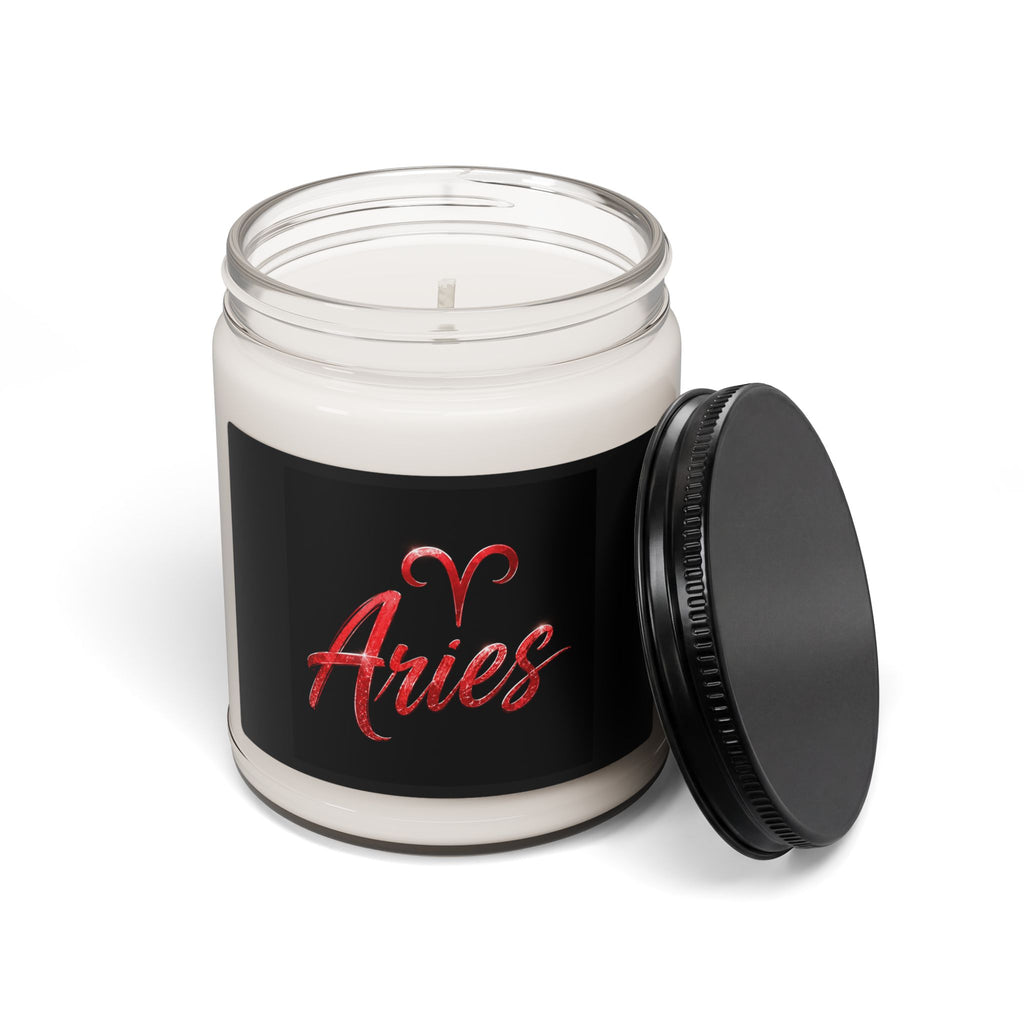 Aries Zodiac Soy Candle — 9 oz Scented Astrological Candle