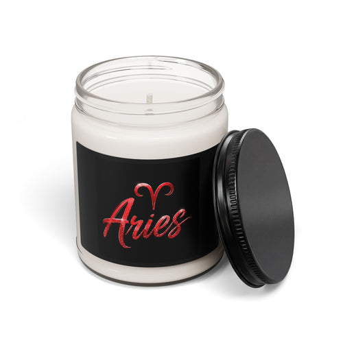 Aries Zodiac Soy Candle — 9 oz Scented Astrological Candle