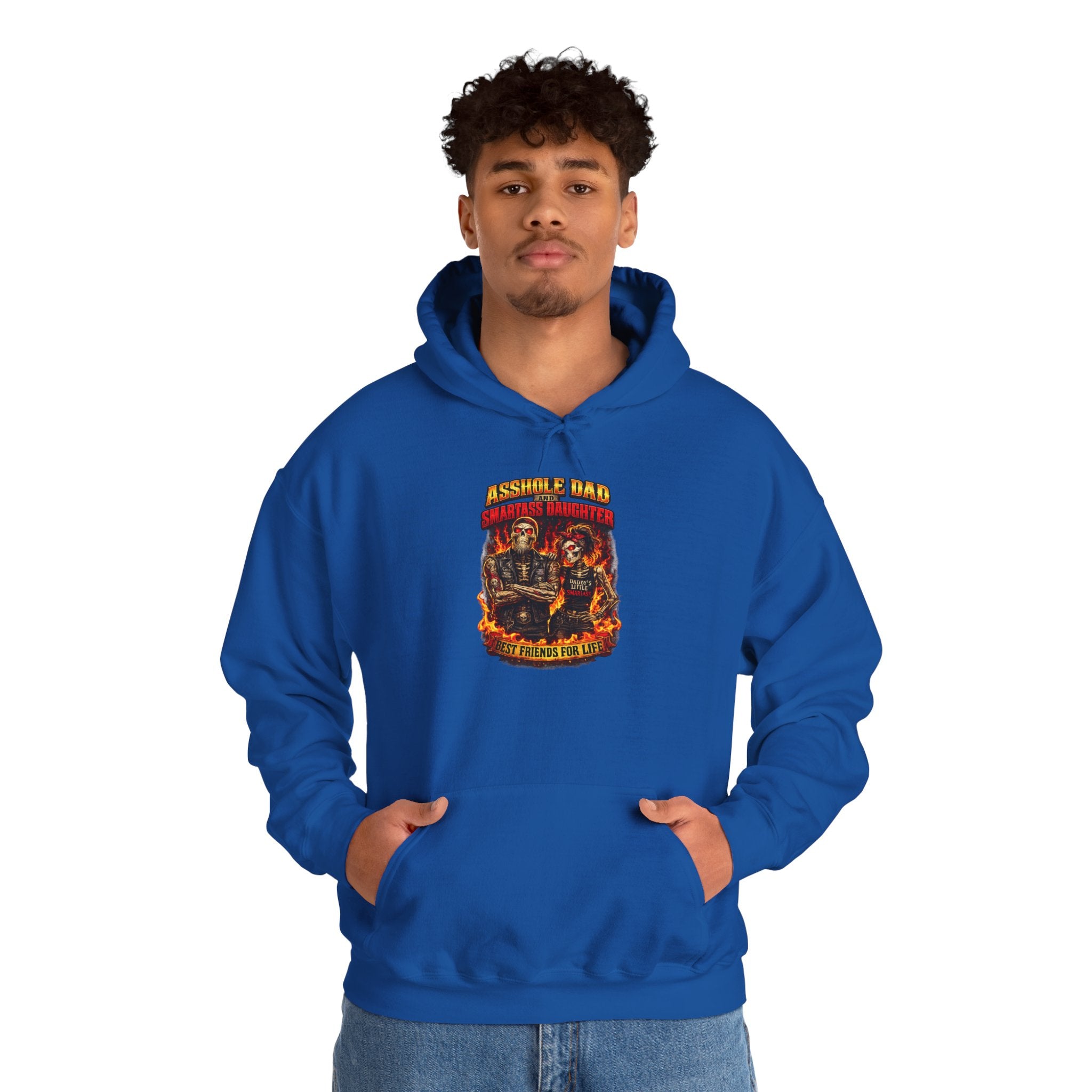 Firefighter Skull Hoodie - Grateful Dead Style "Assorted Band" Graphic Hoodie