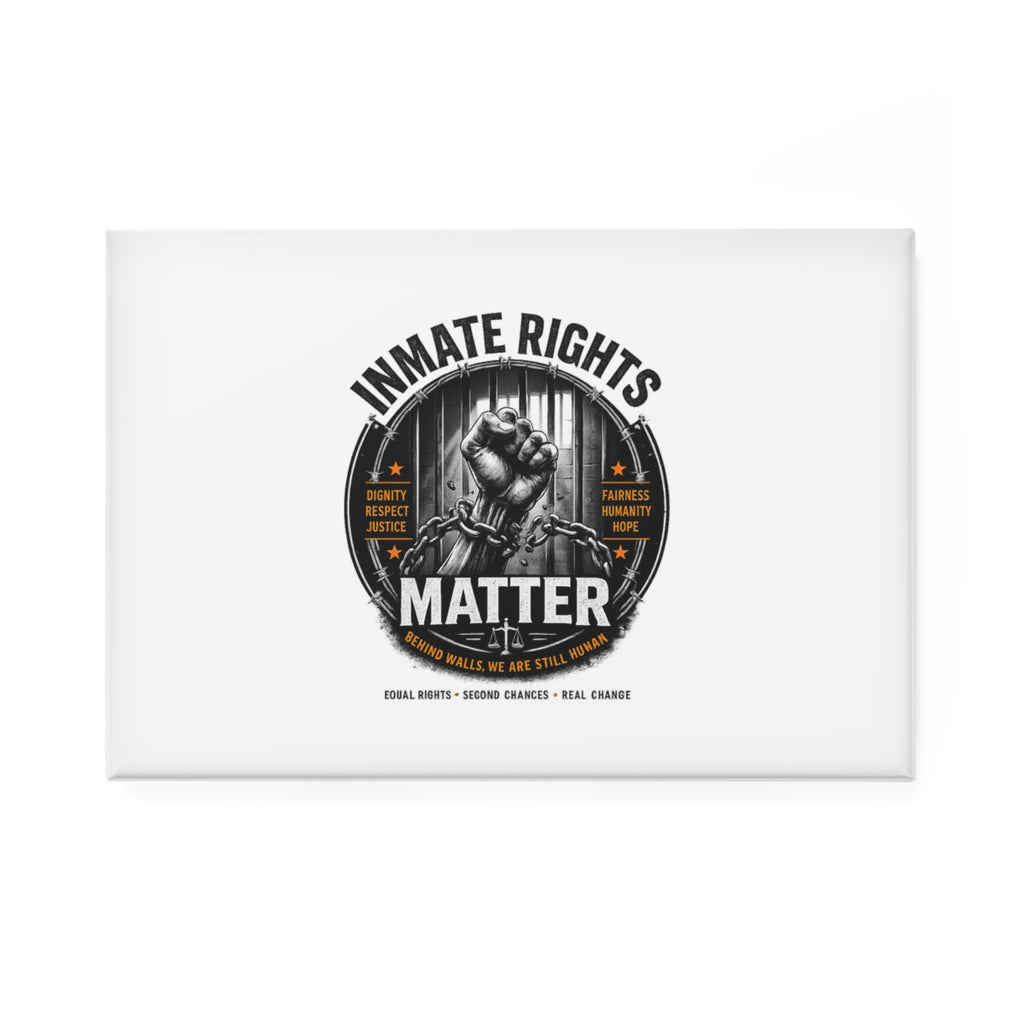 Inmate Rights Matter Rectangle Magnet