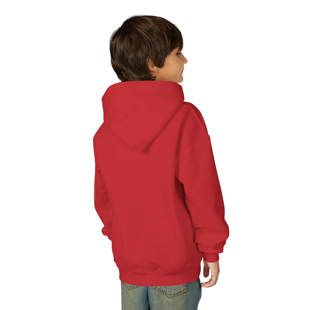 Princess Frog Heart Youth Hoodie — Fairy Tale Princess Hooded Sweatshirt for Kids
